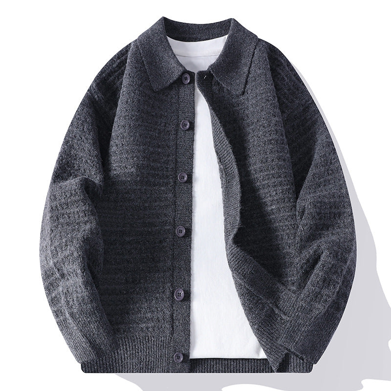 Marksen |  Knit button-front cardigan