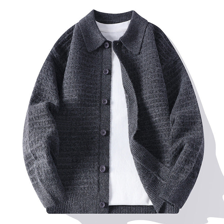 Marksen |  Knit button-front cardigan