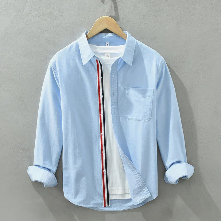 Tommy | Button-up shirt with contrast stripe