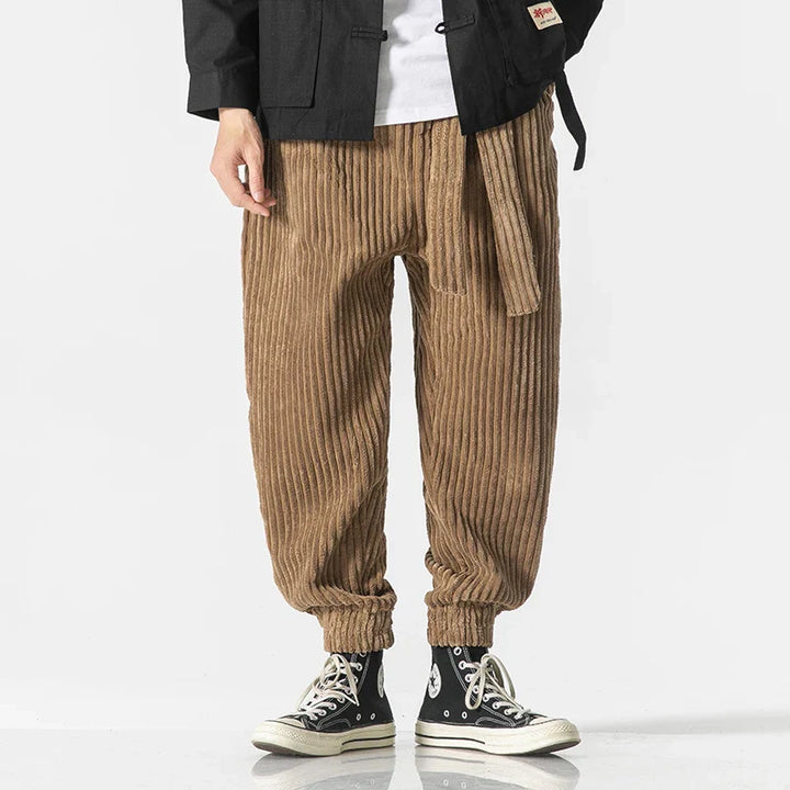 Hugo | Corduroy elastic-waist pants