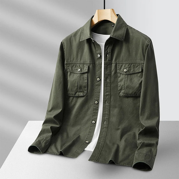 Anderson | Utility button-up jacket with chest pockets
