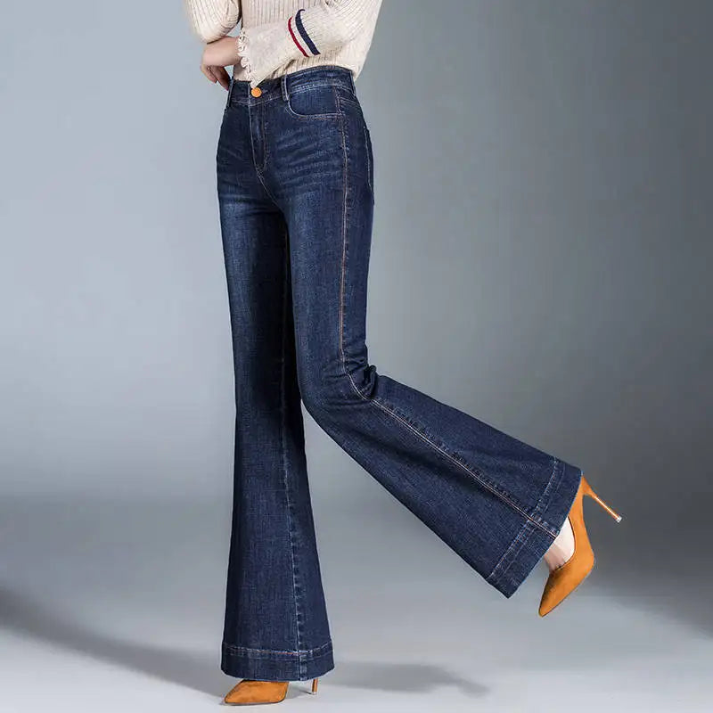 Caslen | High-waist flared jeans