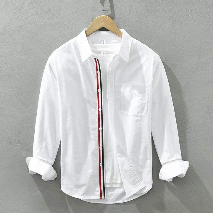 Tommy | Button-up shirt with contrast stripe