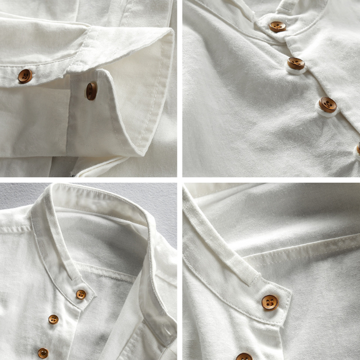 Arnold | Button-up shirt with stand collar