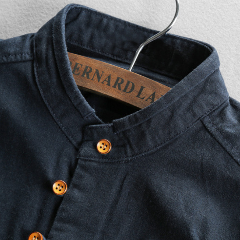 Arnold | Button-up shirt with stand collar