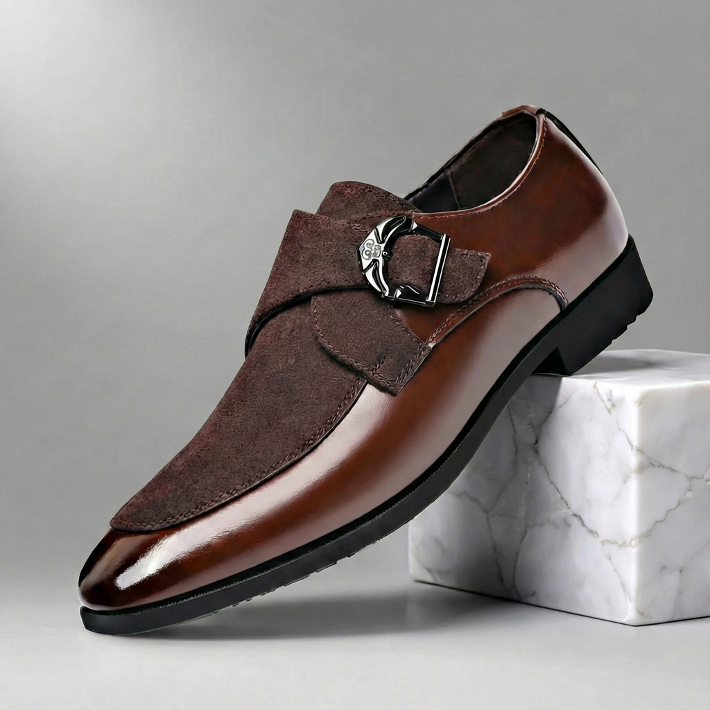 Daniel | Leather monk strap shoes